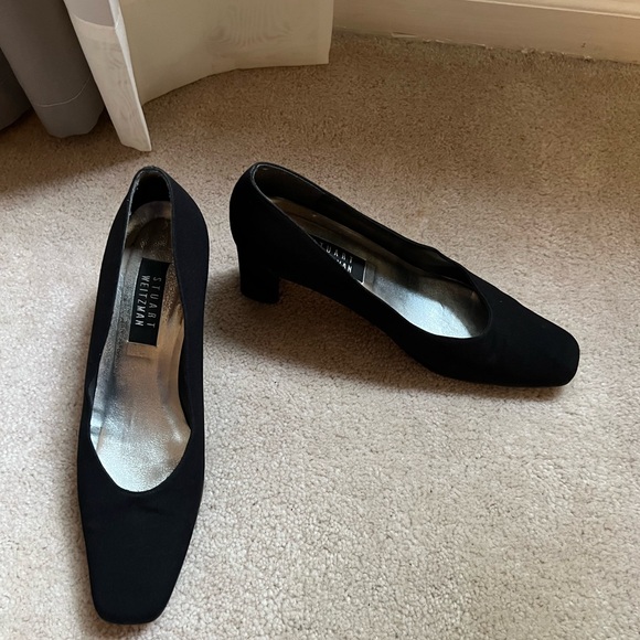 Stuart Weitzman Great Condition Black Heels - Picture 1 of 5